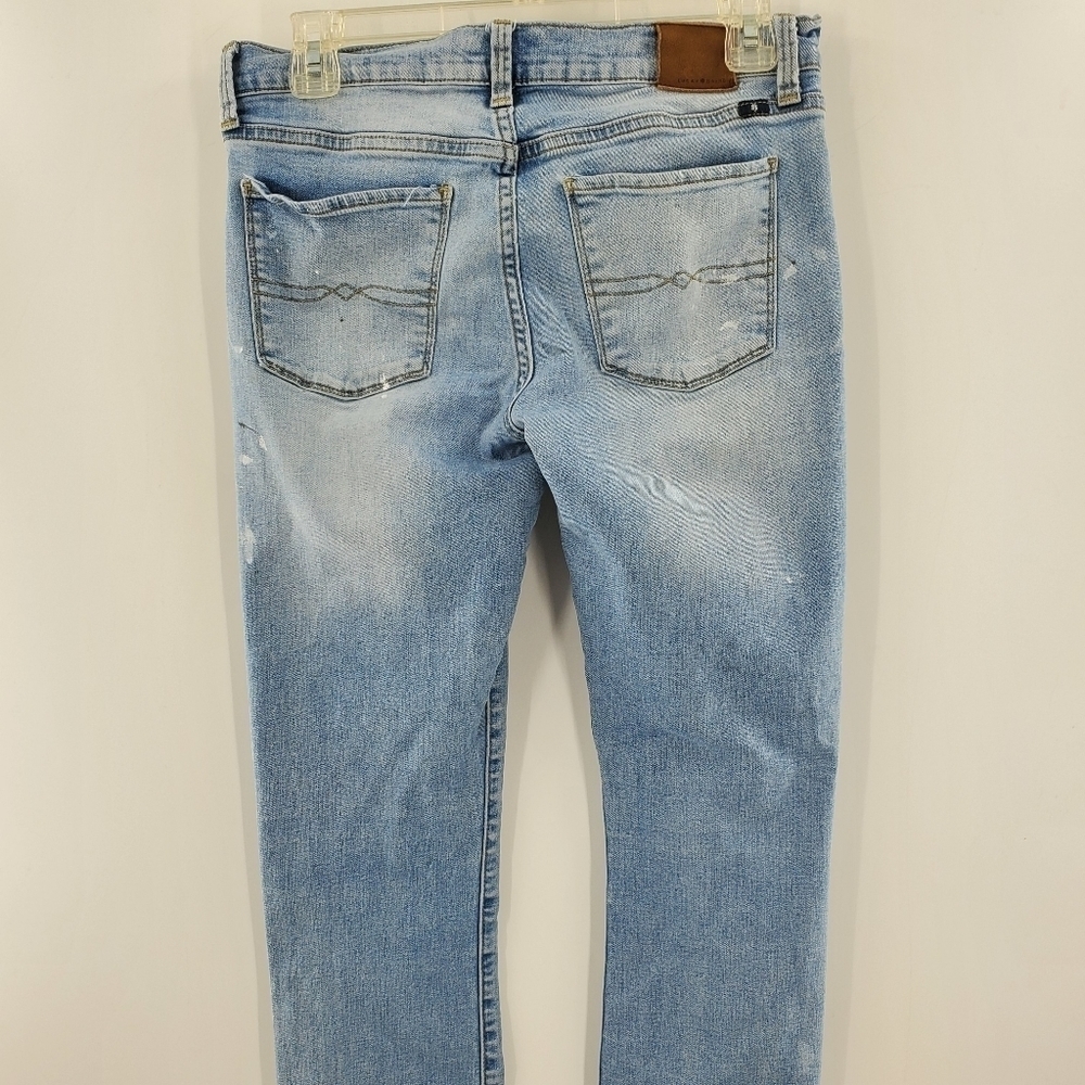 Lucky Brand light wash destroyed paint splatter jeans 6/28 - Picture 15 of 16